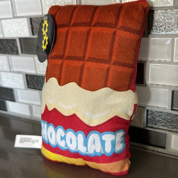 🍫Chocolate Bar Plush Doll Figure Mini Pillow Cushion / 6.5” / Kawaii / NEW - Picture 2 of 13
